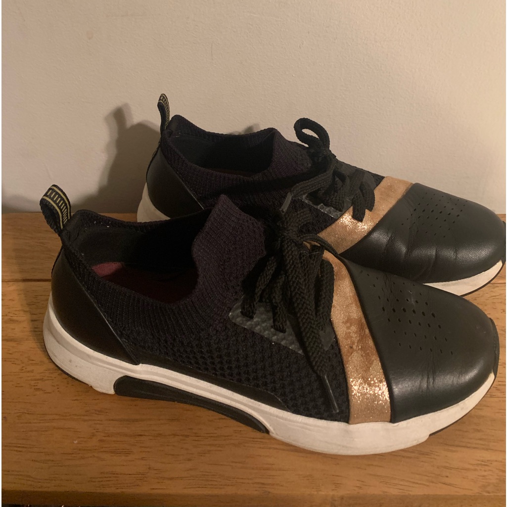 Skechers Mark Nason St Marie Trainers Brand Off Black Rose Gold Size 65